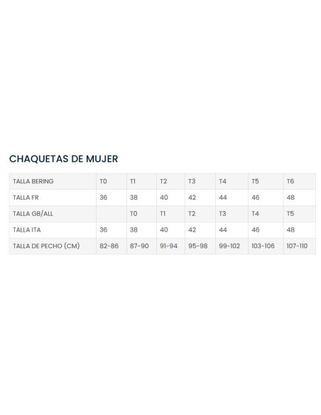 CHAQUETA BERING ALIAS MUJER